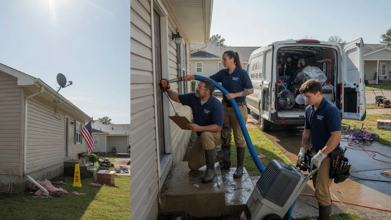 Ceiling Water Damage Restoration in Mills, WY near me